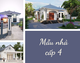Mẫu nhà cấp 4 tiện nghi được yêu thích nhất