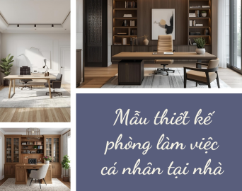Mẫu thiết kế phòng làm việc cá nhân tại nhà