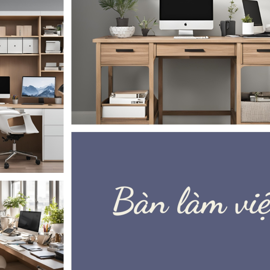 Bàn làm việc tại nhà đa năng