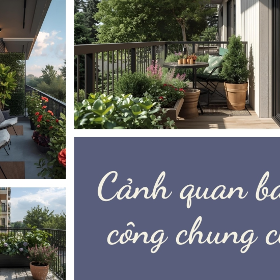 Cảnh quan ban công chung cư