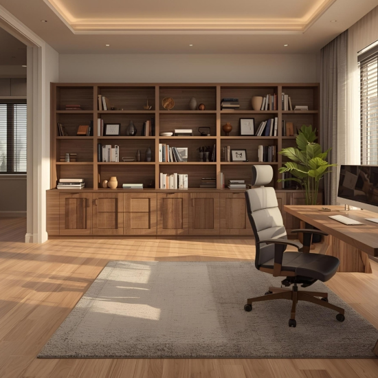 Mẫu thiết kế phòng làm việc 15m2