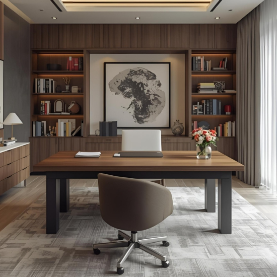 Mẫu thiết kế phòng làm việc 15m2