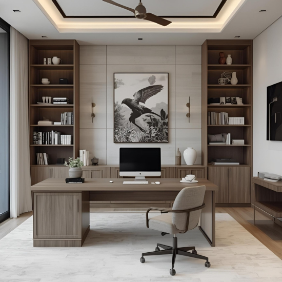 Mẫu thiết kế phòng làm việc 15m2