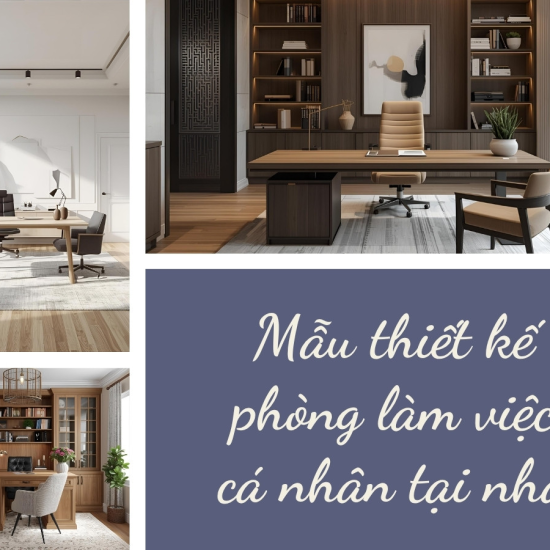 Mẫu thiết kế phòng làm việc cá nhân tại nhà