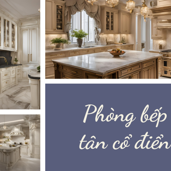 Phòng bếp tân cổ điển