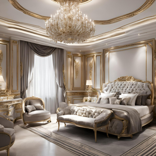 Phòng ngủ phong cách tân cổ điển