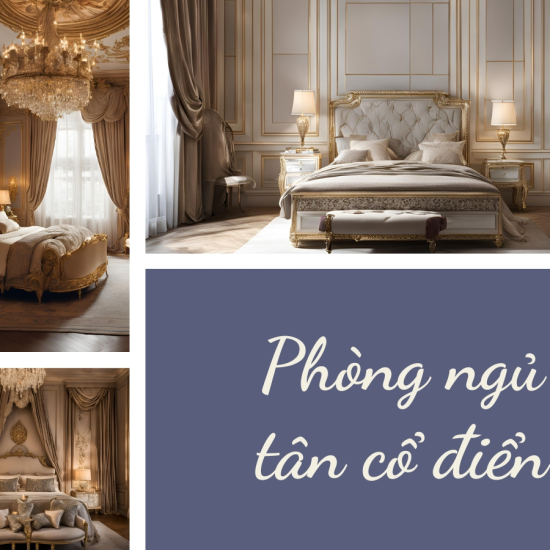 Phòng ngủ phong cách tân cổ điển