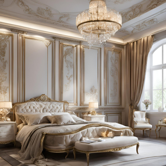 Phòng ngủ phong cách tân cổ điển