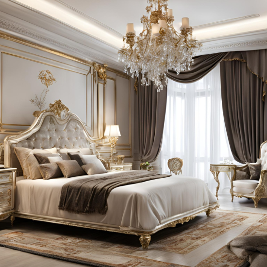 Phòng ngủ phong cách tân cổ điển