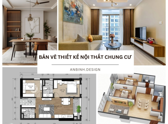 99+ bản vẽ thiết kế nội thất chung cư đẹp TIỆN NGHI