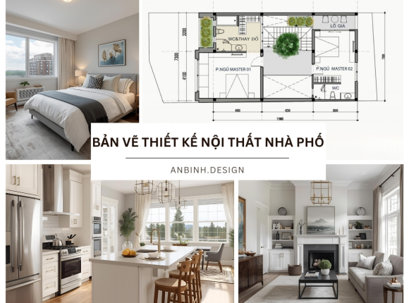 299+ bản vẽ thiết kế nội thất nhà phố ĐẸP và chi tiết