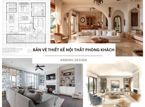 39+ bản vẽ thiết kế nội thất phòng khách hiện đại ĐẸP