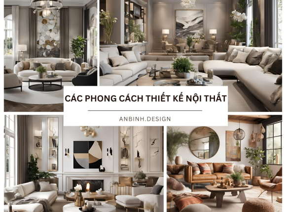 Các phong cách thiết kế nội thất
