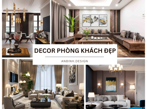 Mẫu Decor Phòng Khách Đẹp Hút Hồn