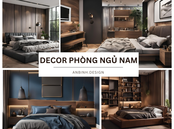 Cách Decor Phòng Ngủ Nam Thanh Lịch