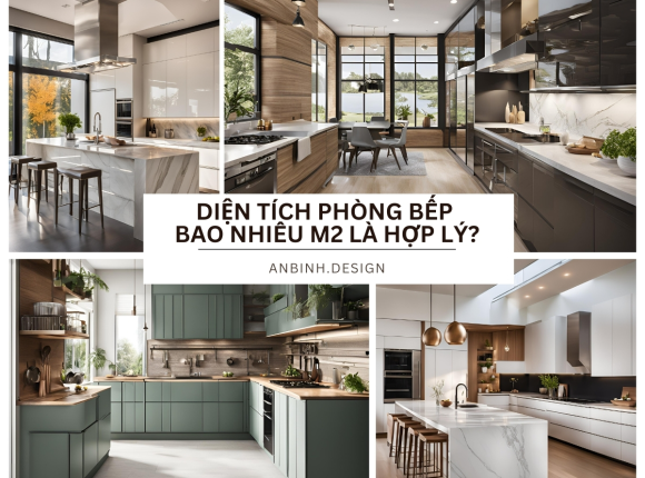 Diện tích phòng bếp bao nhiêu m2 là hợp lý?