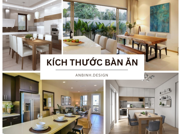 Kích Thước Bàn Ăn Đa Dạng Size