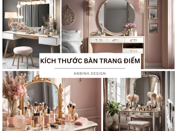 Kích Thước Bàn Trang Điểm Lý Tưởng