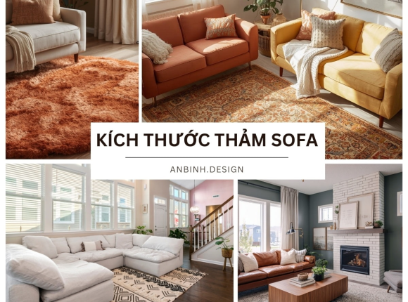 Cách chọn kích thước thảm sofa đẹp CHUẨN hài hòa