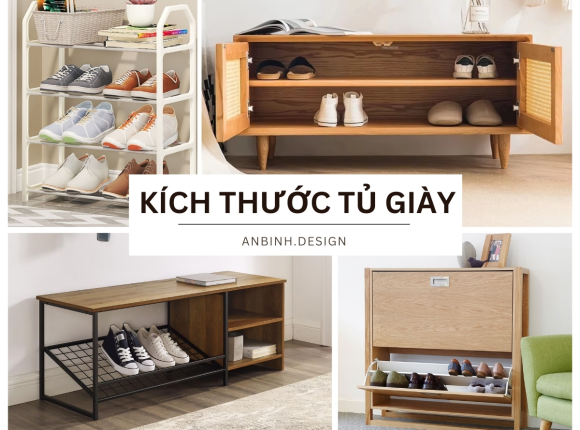 Kích Thước Tủ Giày Tiêu Chuẩn Hiện Nay