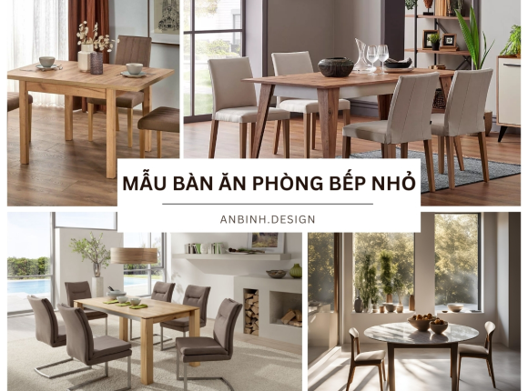 Mẫu Bàn Ăn Phòng Bếp Nhỏ Được Ưa Chuộng
