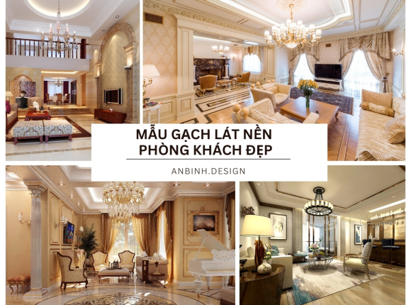 Mẫu Gạch Lát Nền Phòng Khách Đẹp