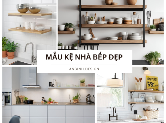 Mẫu Kệ Nhà Bếp Đẹp, Đa Năng