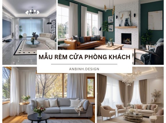 10+ mẫu rèm cửa phòng khách đẹp hiện đại SANG TRỌNG