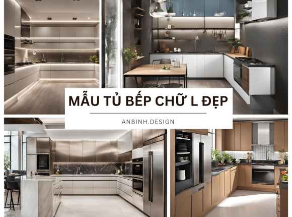 25+ Mẫu Tủ Bếp Chữ L Đẹp Nhất