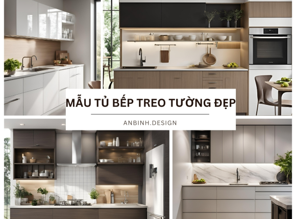 Mẫu Tủ Bếp Treo Tường Đẹp, Đa Năng