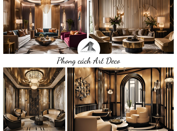 Phong cách thiết kế nội thất Art Deco 
