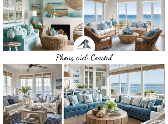 Phong Cách Thiết Kế Nội Thất Coastal