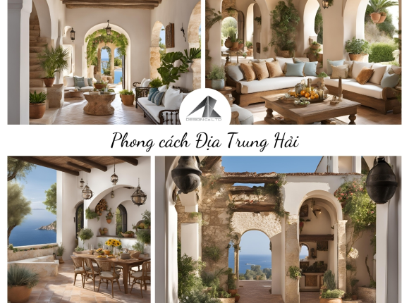 Phong cách thiết kế nội thất Địa Trung Hải