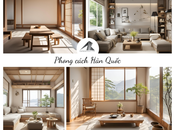 Phong cách thiết kế nội thất Hàn Quốc