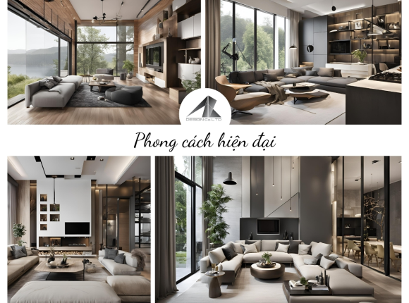 Phong cách nội thất Hiện Đại