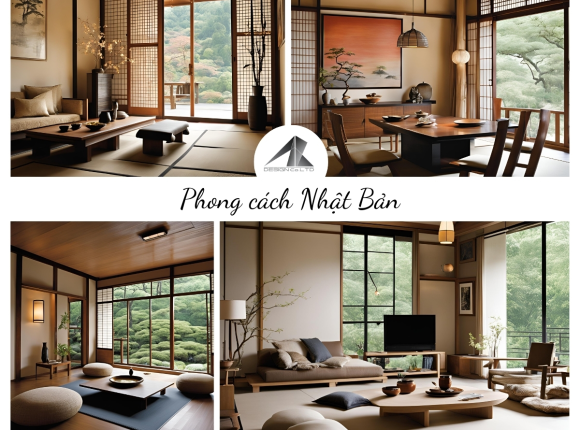 Phong cách thiết kế nội thất Nhật Bản