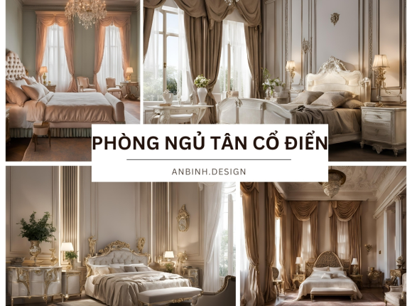 Mẫu Phòng Ngủ Tân Cổ Điển Đẳng Cấp