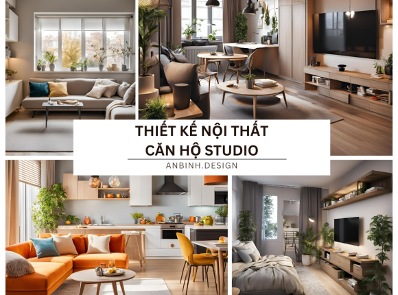 Thiết kế nội thất căn hộ Studio thông minh