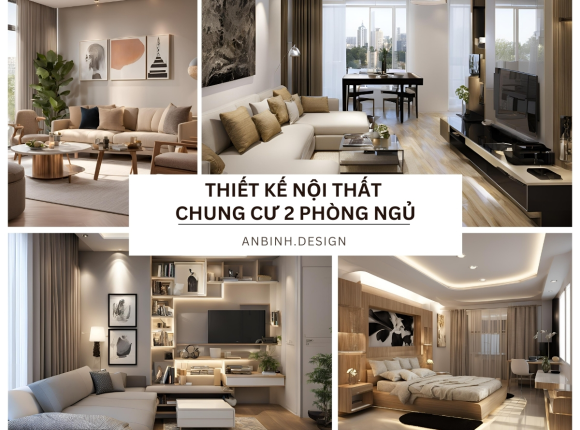 20+ Mẫu thiết kế nội thất chung cư 2 phòng ngủ