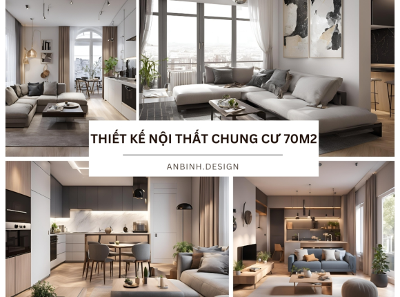 Hướng dẫn thiết kế nội thất chung cư 70m2