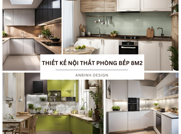 Mẹo thiết kế nội thất phòng bếp 8m2 GỌN - ĐẸP