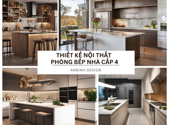 Mẫu Thiết Kế Nội Thất Phòng Bếp Nhà Cấp 4 Đẹp