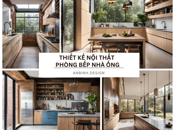Mẫu Thiết Kế Phòng Bếp Nhà Ống Tiện Nghi