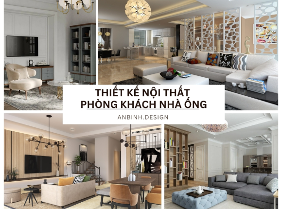 Mẫu Thiết Kế Nội Thất Phòng Khách Nhà Ống Đẹp