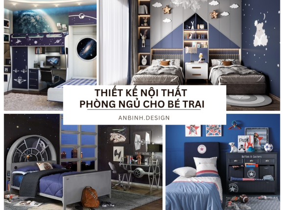 Thiết Kế Nội Thất Phòng Ngủ Cho Bé Trai Sáng Tạo