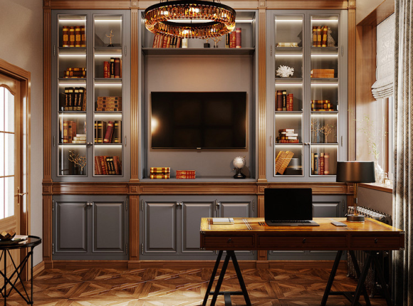 So sánh 3 phong cách thiết kế phòng làm việc tại nhà: hiện đại, tối giản và tân cổ điển