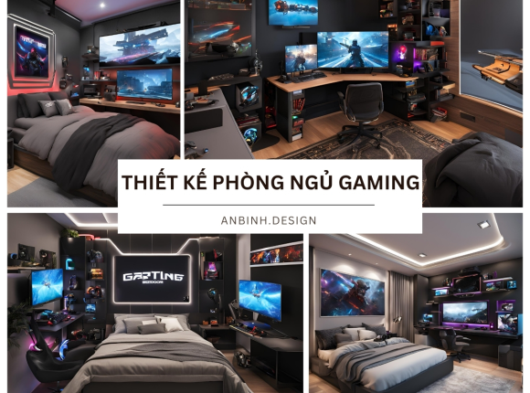 Thiết Kế Phòng Ngủ Gaming Cực Chất