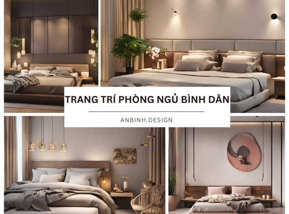 Cách Trang Trí Phòng Ngủ Bình Dân Tiện Ấn Tượng