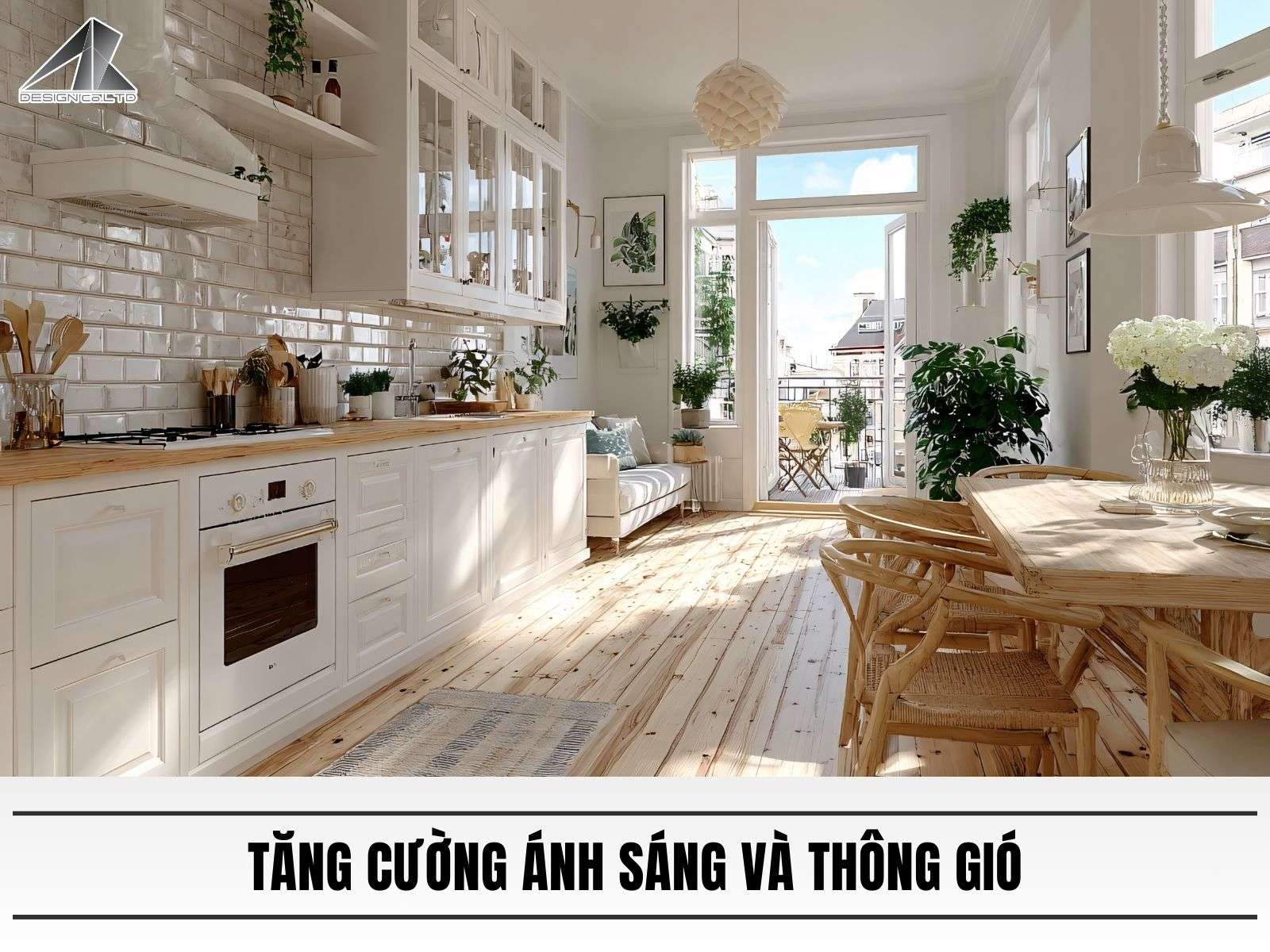 Tăng cường ánh sáng và thông gió