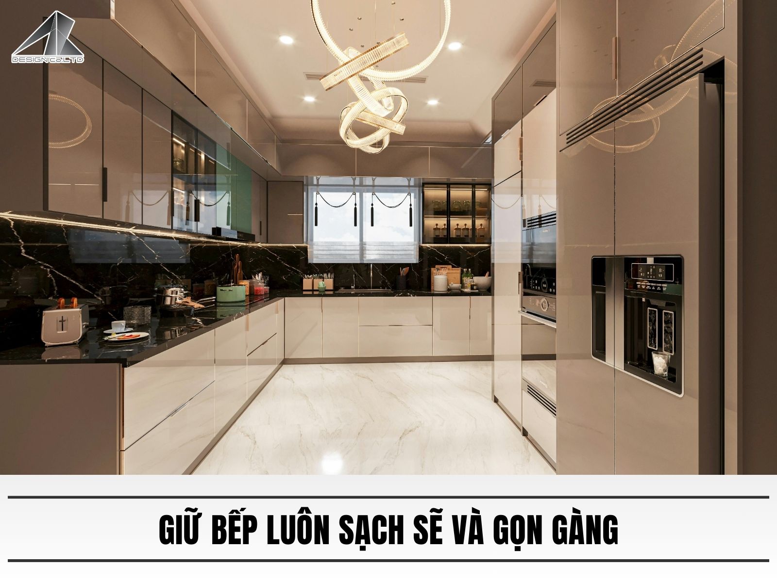 Giữ bếp luôn sạch sẽ và gọn gàng